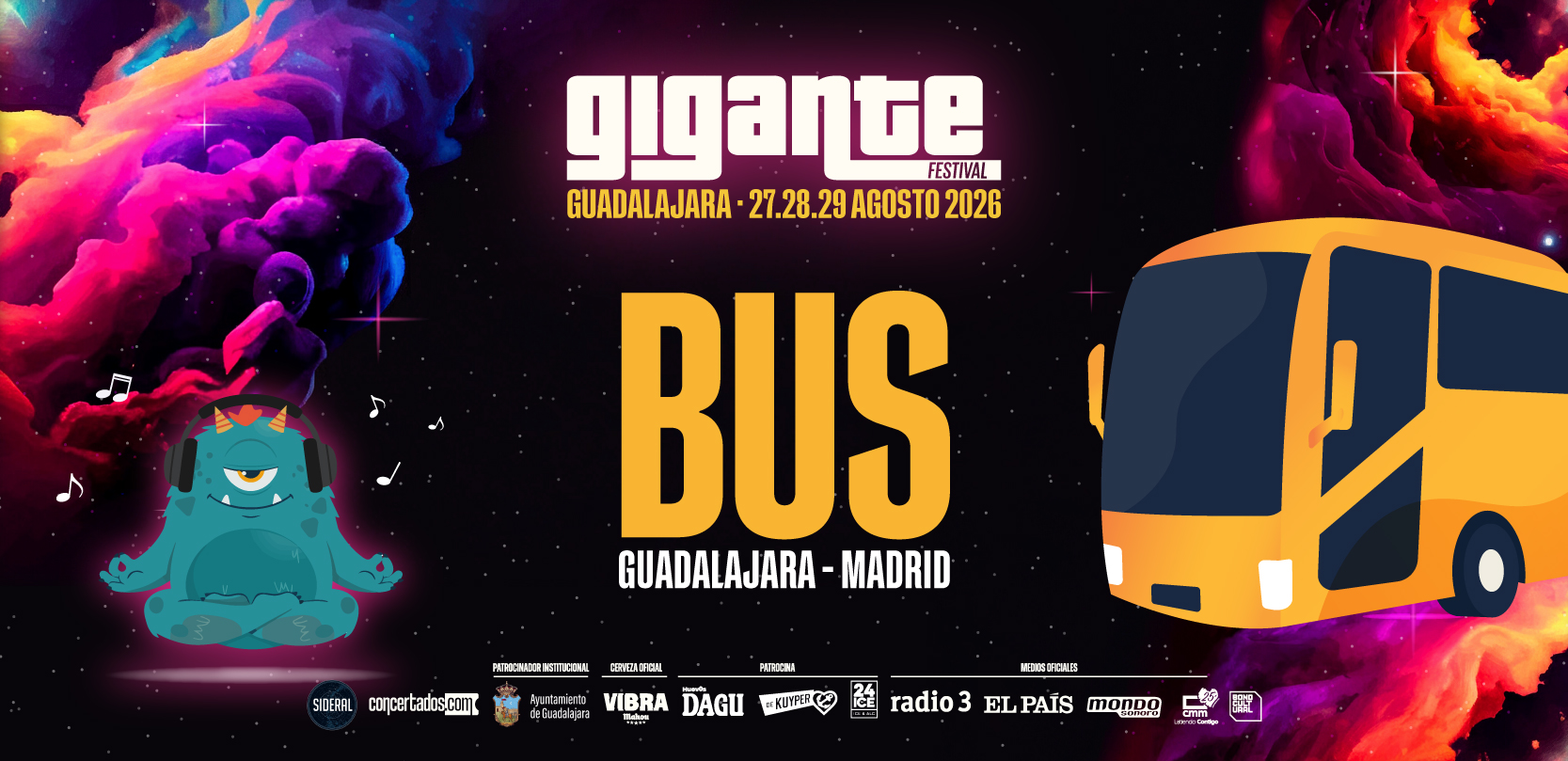 BUS GIGANTE 26 GUADALAJARA - MADRID